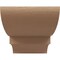 Ekena Millwork 10"W x 20"D x 10"H Wide Ridgewood Rough Cedar Woodgrain TimberThane Corbel, Primed Tan CORUR10X20X10RIDRCPR - alternate 5